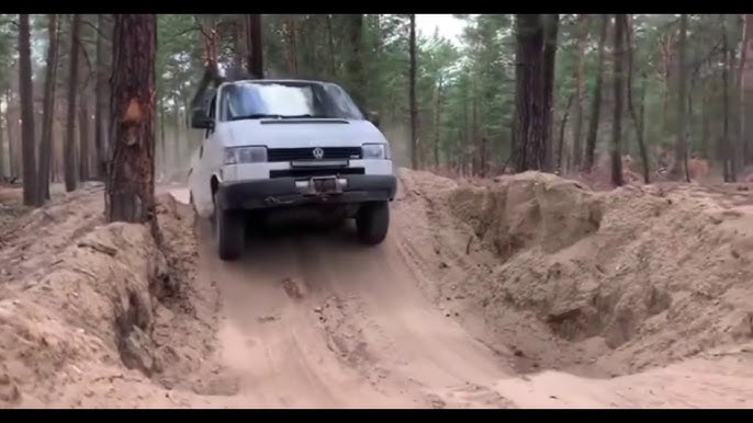 Watch A 1999 VW Transporter Play In The Sand And Water At Lokken Beach