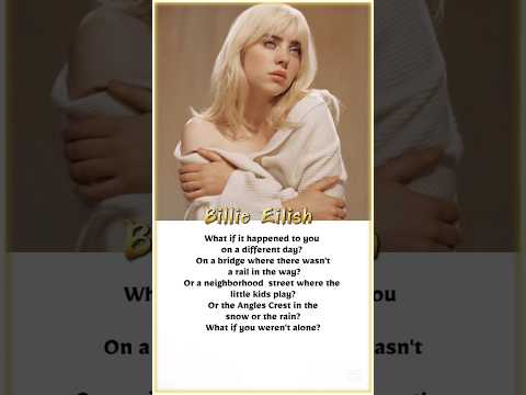 Billie Eilish The 30th Lyrics Billieeilish The30th Lyrics Viral Music