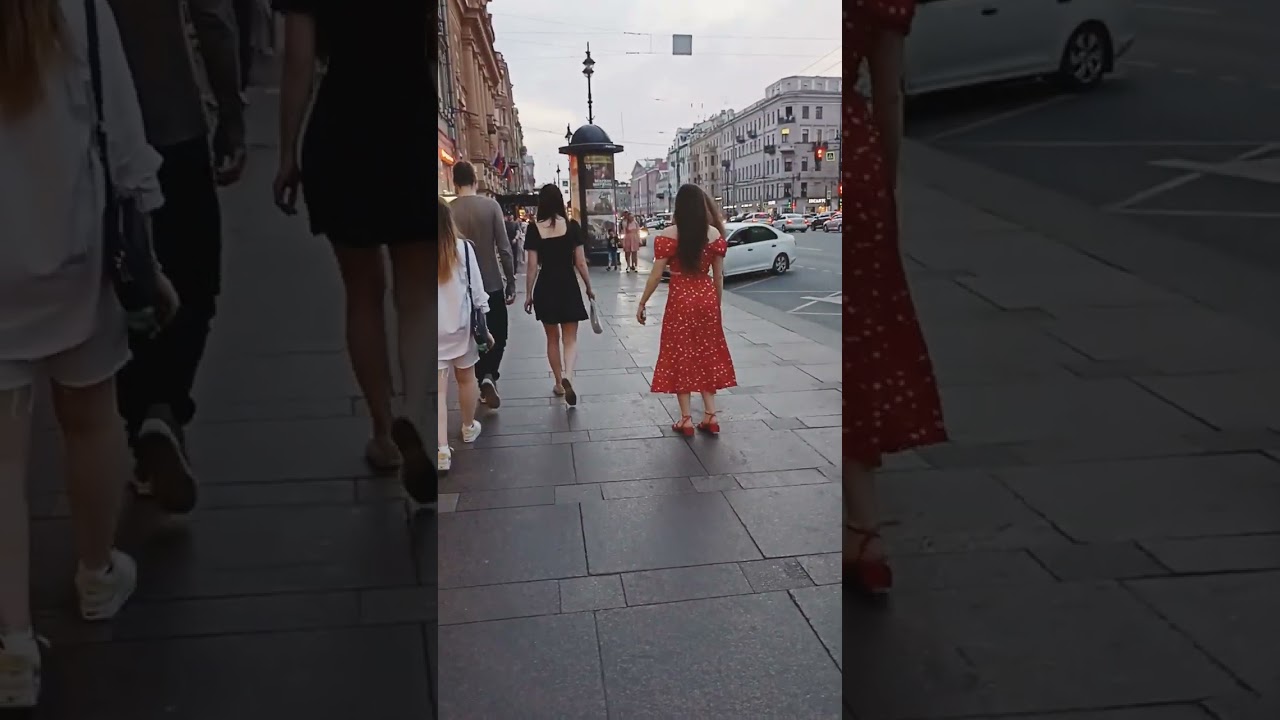 Невский проспект вечером. Санкт-Петербург. Прогулка. Музыка: VoyageМузыкант: @iksonmusic