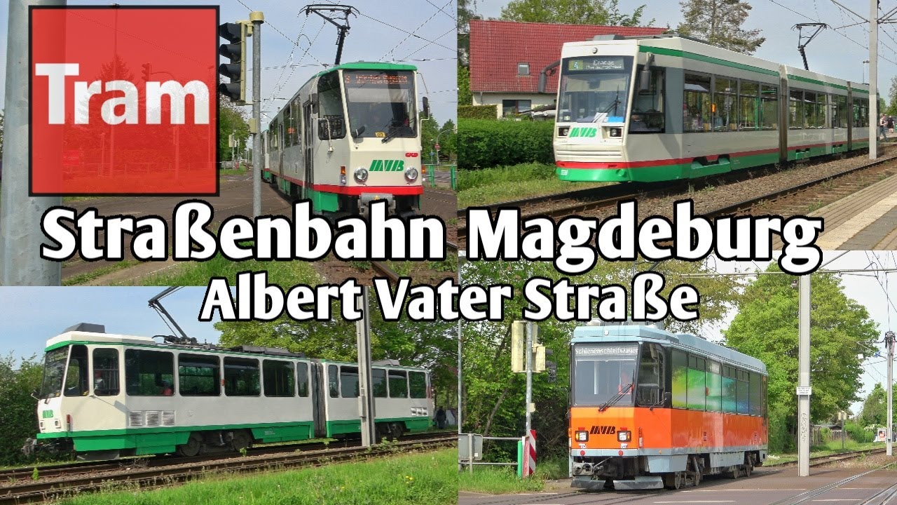 Straßenbahn Magdeburg - Albert-Vater-Straße & KT4D Mitfahrt | MVB 2022
