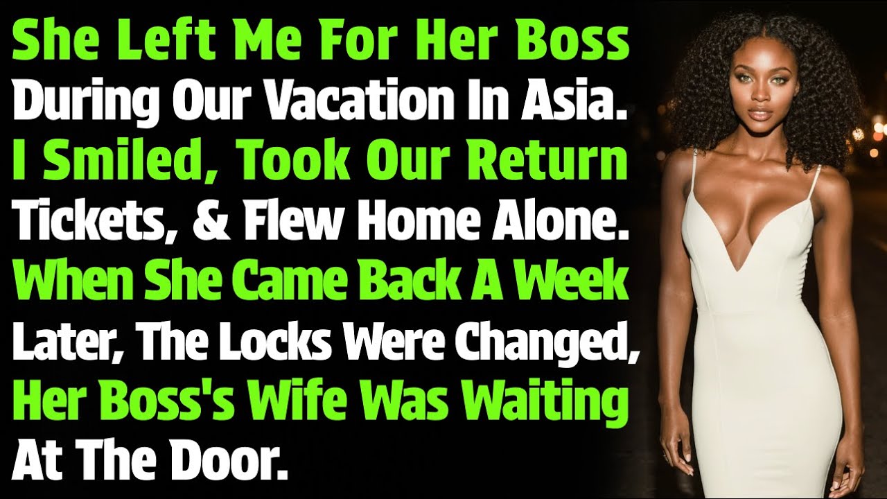 She Left Me For Her Boss During Our Vacation In Thailand. I Smiled, Took Our Return Tickets, And...