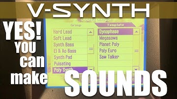 Roland V-Synth: Sound Shaper - Easy as 1-2-3
