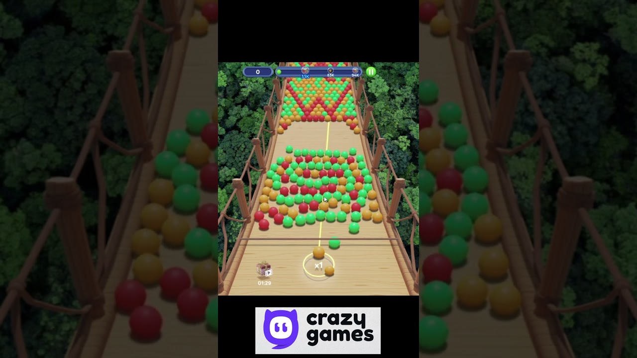 Bubble Fall, Ball Game, Color Bubble Game (EP - 46) - Short