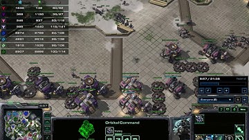 SC2 4v4 insane AI Tropic Shores