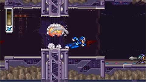 Megaman X2 100% Walkthrough Part 1/17 : Intro Stage