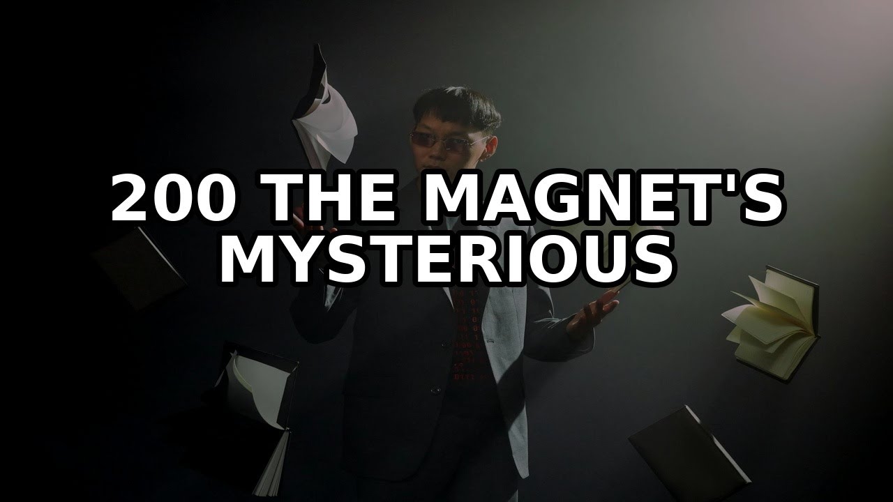 The magnet's mysterious power can levitate objects 200 times its