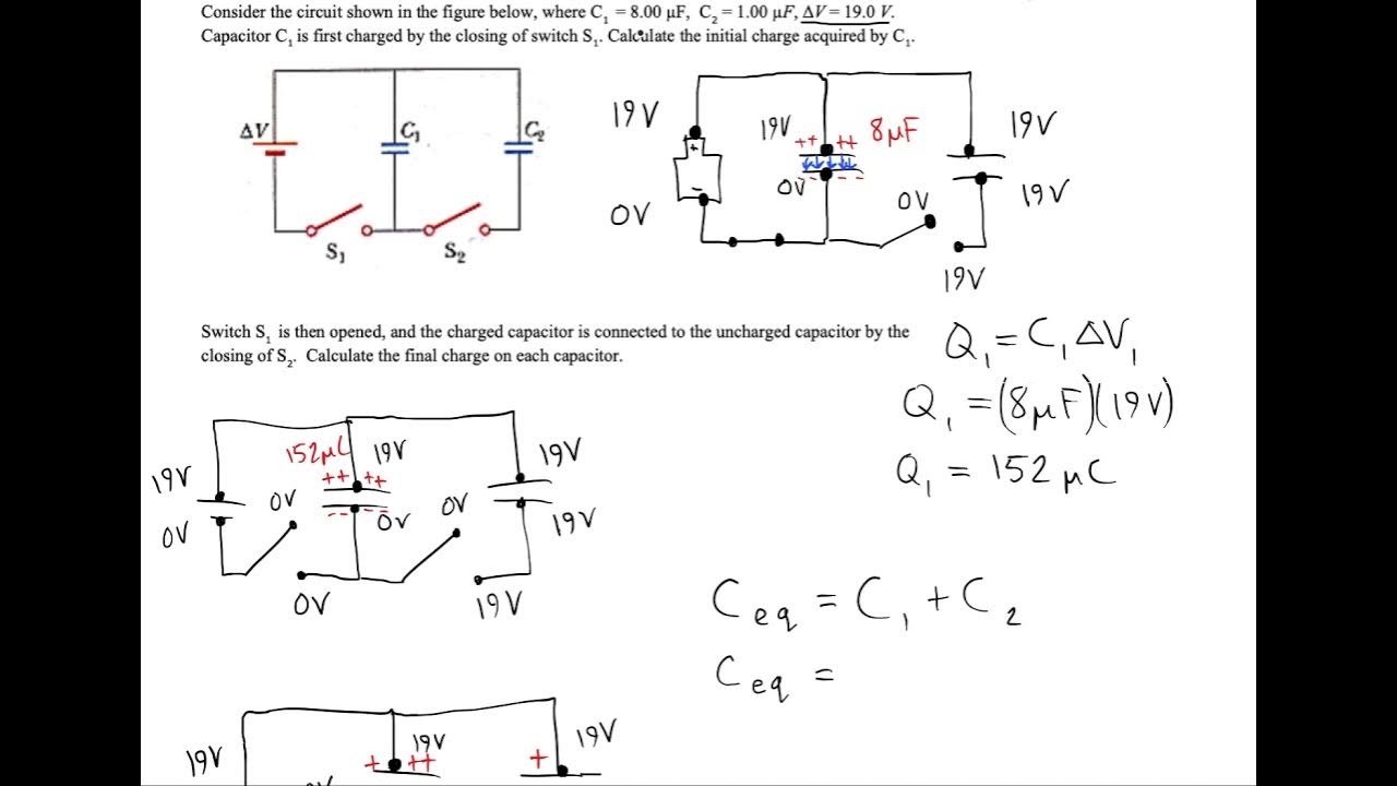 Charged Versus Uncharged Capacitors YouTube
