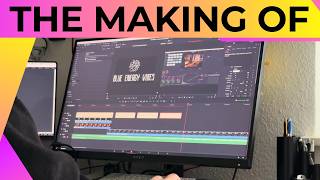 Behind The Scenes I Am Working On The Christmas Video With Davinci Resolve