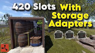 The Ultimate 1x1 TC Loot Room – 420 Storage Slots | Rust Industrial System
