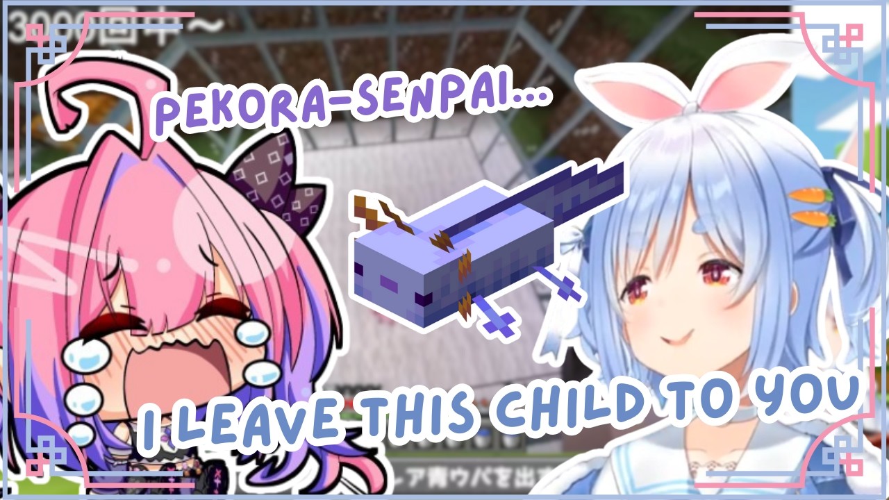 Pekora Blue Axolotl Gift Makes Vivi BURST INTO TEARS!! | Hololive Clip