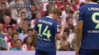 Vfl Wolfsburg Vs Ajax De Bruyne Great Dribbling