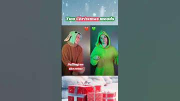 Which side fits your Christmas mood? 🤣💚❤️ #funny #youtubeshorts #shorts #christmas #relatable