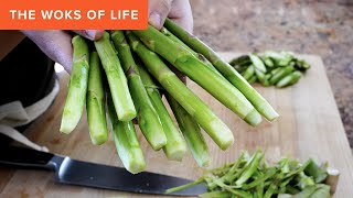 Stop wasting asparagus! | The BEST way to cut asparagus + an easy stir fry! | The Woks of Life