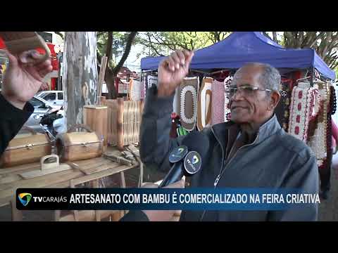 Artesanato com Bambu é comercializado na feira criativa