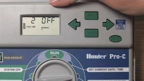 Controller Series: Canceling Extra Start Times on Hunter Sprinkler System