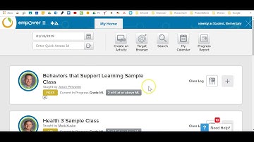 Printing out a Progress Report in Empower