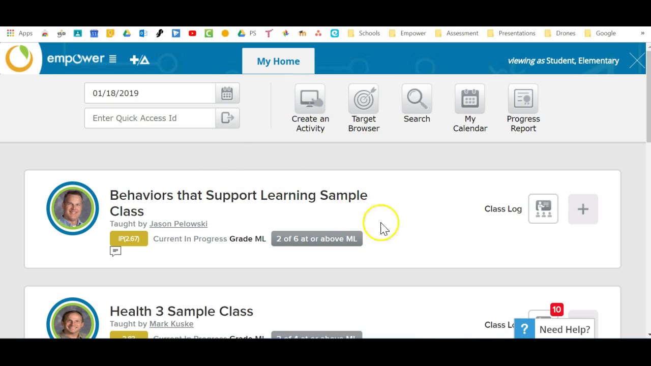 Printing out a Progress Report in Empower - YouTube