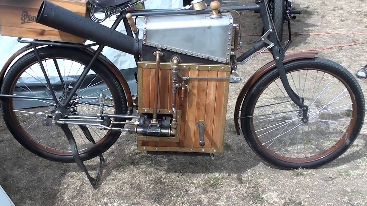 Parní motocykl - Nepomuk 2015