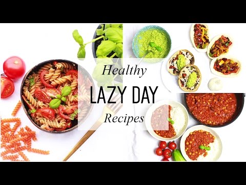 Easy Lazy Day Recipes // Healthy Dinner Ideas