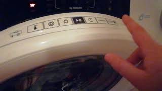 All programs and options on Candy rapido washer