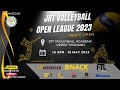 Jrt men open volleyball league 2023 day five jrt vc vs volleysports