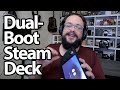 How to dual boot the steam deck with clover full process single drive no sd