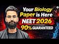 🚀90% Biology Paper will come from here! Re-NEET 2026 | Score 340+ Wassim Bhat