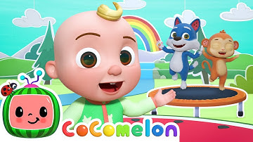 Jumping Up and Down | CoComelon Animal Time | Animals for Kids