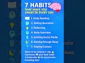 7 Habits That Make You Smarter Every Day | Boost Your Brain Power & Intelligence
