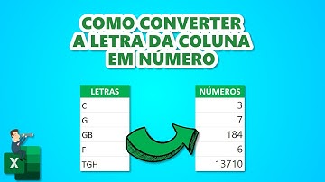 Como converter a letra da coluna em número