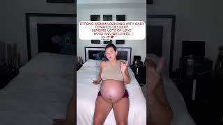 Momma bonding with baby in the womb shorts shortsfeed pregnancy motherhood viral