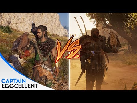 : Assassin's Creed Odyssey VS. Assassin's Creed Origins (Details & Animations)