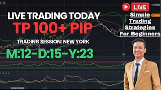Live Forex Swing & Intraday Trading Strategies For Beginners - BTC - EU - GOLD( XAUUSD ) - 12/15/23