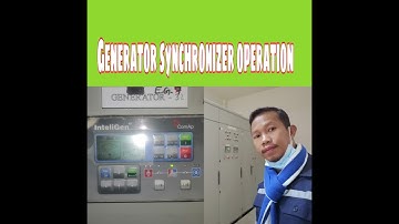 How to operate synchronization Generator C15 model Caterpillar