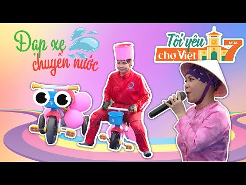 Video Đua xe đạp vượt chướng ngại vật đỉnh cao ở chợ Tây Lộc... - youtube