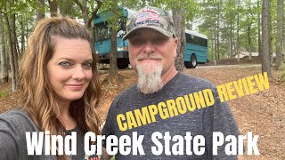 Wind Creek State Park  Campground Review