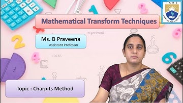 Charpits Method by Ms. B Praveena