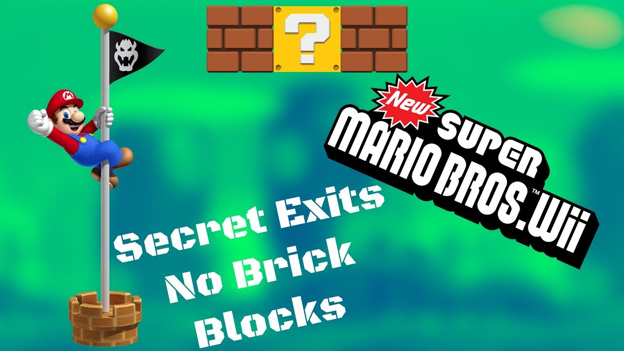 Can you beat every secret exit in New Super Mario Bros Wii WITHOUT