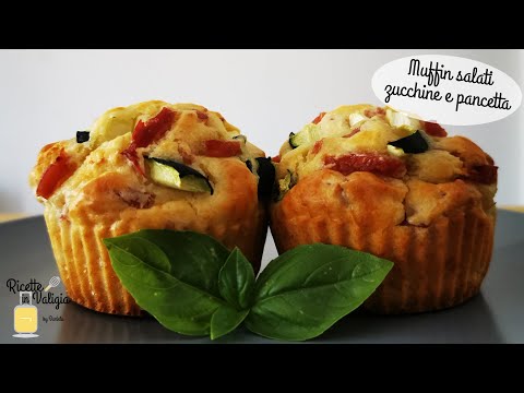 Video: Come Fare I Muffin Di Zucchine Con Cipolla E Pancetta