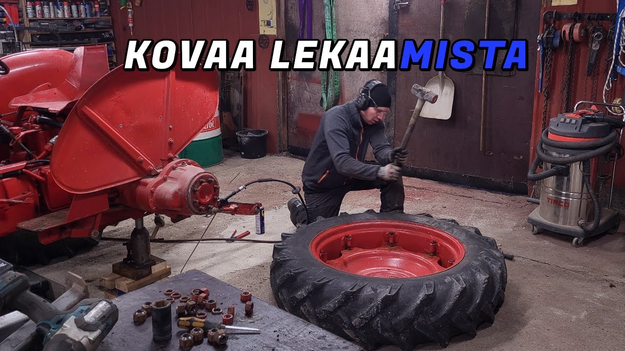 Valmet 565 raidevälin muutos keskiötä siirtämällä