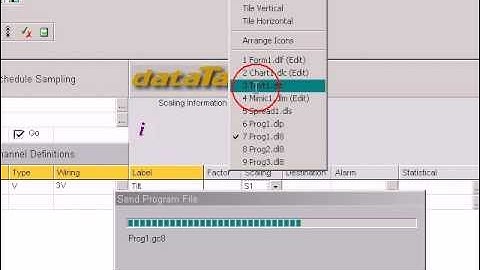 Tutorial for Connecting a Ratiometric Tilt Sensor on the dataTaker DT800