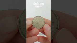 90'lı Yılların Efsanesi: 1992 Yılı 2500 Lira! 🇹🇷