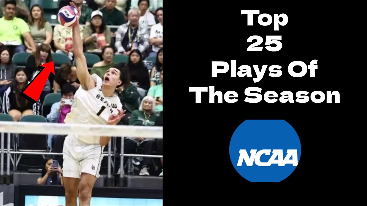 Top 25 Jaw-Dropping Plays from the 2025 NCAA Men’s Volleyball Season!