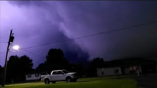5242022  Severe Thunderstorm With 80mph Wind And A Cool Lightning Show With LOUD Thunder!