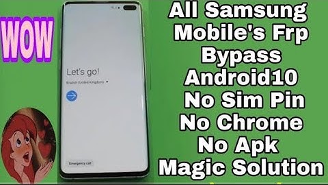Samsung A20s-A30s Frp Unlock-Bypass  Google Ac Lock -- NO SIM PIN -- Android 9.0 Final Solution.