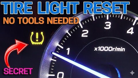TPMS Light Stays On or Flashing | How to Fix and Reset Tire Pressure Monitoring System |