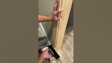 Door trim installation