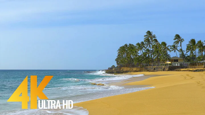 (7-hour) 4K Ocean Views Relax Video with Ocean Waves Sounds - Oahu Beaches, Hawaii. Part #2