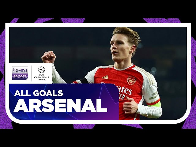 Every Arsenal goal from the UEFA Champions League 23/24 Group