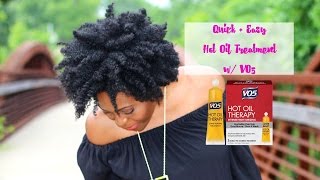 How to Get Soft, Shinier Natural Hair in 5 Minutes - VO5 Hot Oil Treatment - VeePeeJay